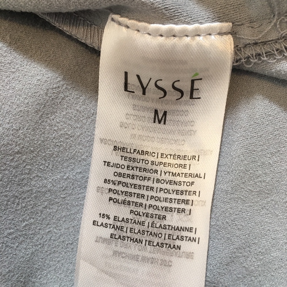 Lysse Womens Cory Faux Suede Moto Jacket Light Blue Asymmetric Zip size Medium - Picture 14 of 15